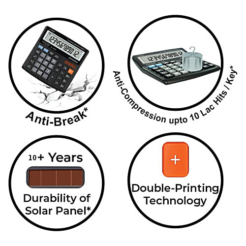 Bambalio BL-520 12 Digits GST, Tax Check & Correct Calculator, 1 pc  