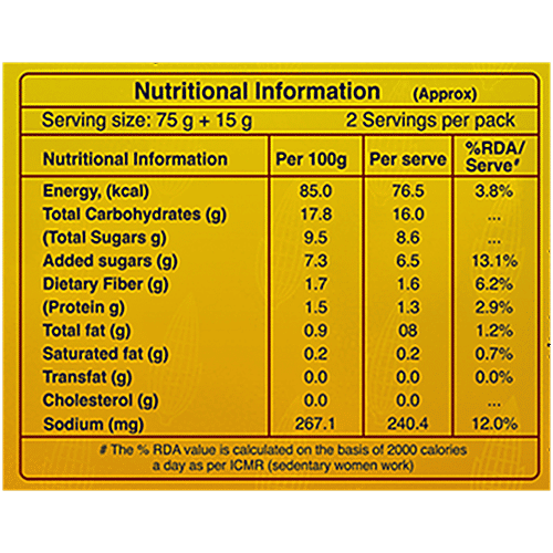 Freshcon Zesty Sweet Chili Steamed Sweet Corn Kernels With Tastemaker, 220 g Gluten Free