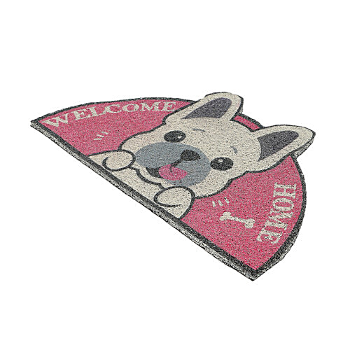 STATUS Contract Anti Slip Micro D Shape Dog Printed Mat, 1 pc  