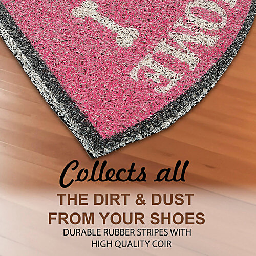 STATUS Contract Anti Slip Micro D Shape Dog Printed Mat, 1 pc  