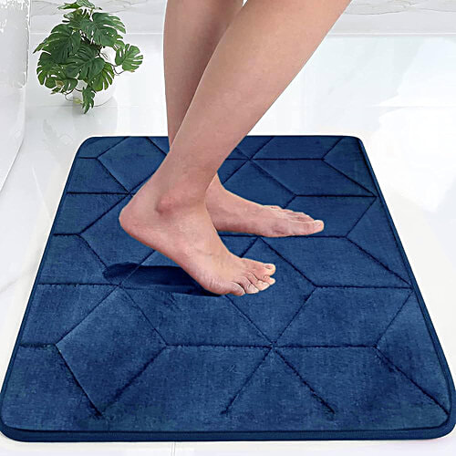 STATUS Contract Memory Foam Bath Mat/Rug, 1 pc Ultra Soft & Non-Slip