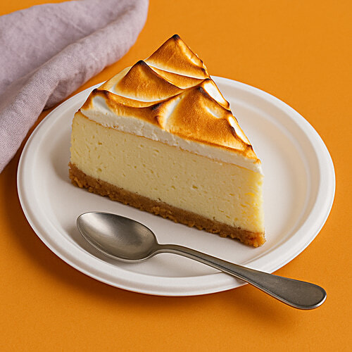 Classi Bio Disposable Plain Round Plates - 18 cm, 25 pcs  