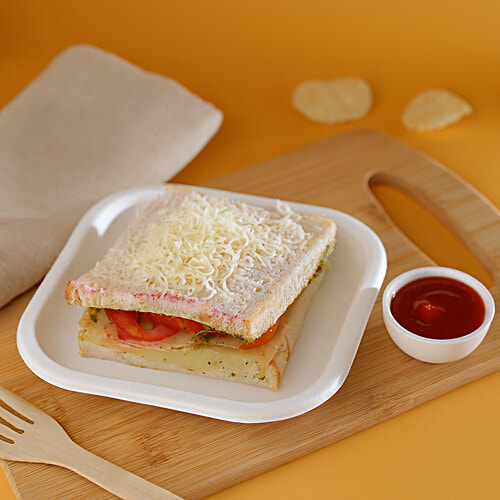 Classi Bio 7" Disposable SQ. QSR Plates, 25 pcs  