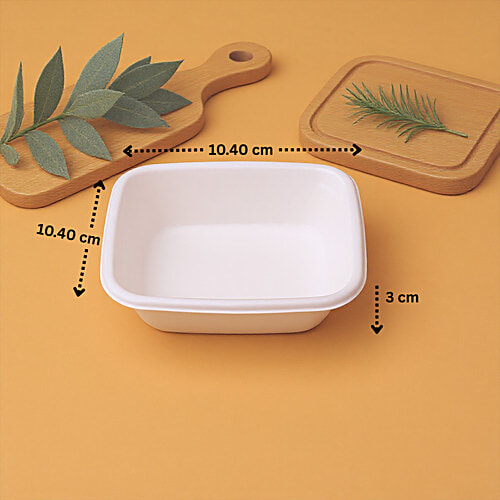 Classi Bio Disposable Square Dona Bowl- 10.40 x 10.40 cm, 150 ml (Pack of 25) 