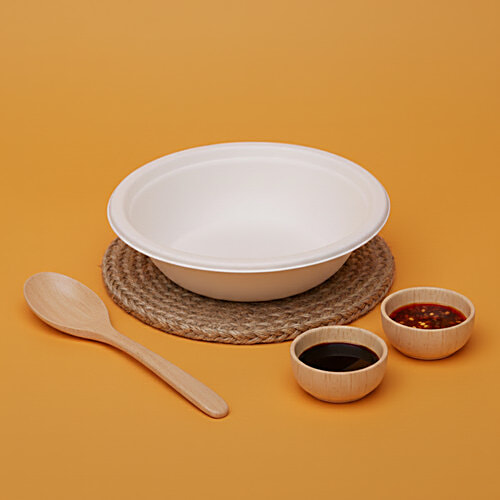 Classi Bio Disposable Round Bowls - Large, 360 ml (Pack of 25) 