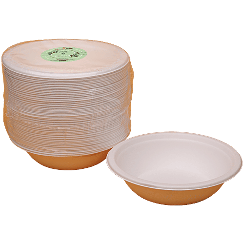 Classi Bio Disposable Round Bowls - Large, 360 ml (Pack of 25) 