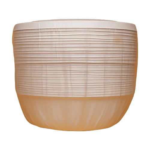 Classi Bio Round Takeaway Containers With Lid, 500 ml (Pack of 10) 