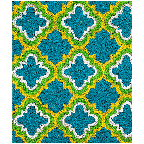 Sapana Carpet-Mats Tangier Anti-Skid Rectangular Coir Door Mat - 60 x 40 cm, 1 pc  