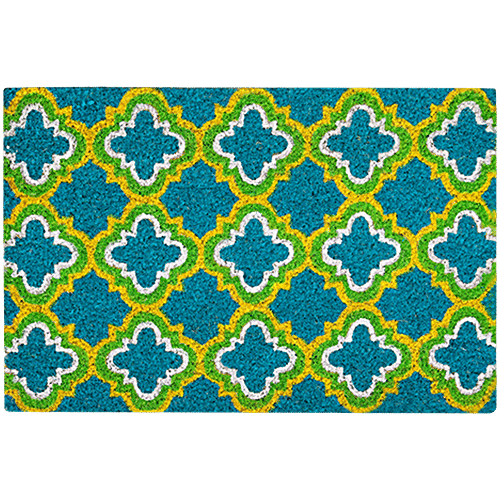 Sapana Carpet-Mats Tangier Anti-Skid Rectangular Coir Door Mat - 60 x 40 cm, 1 pc  