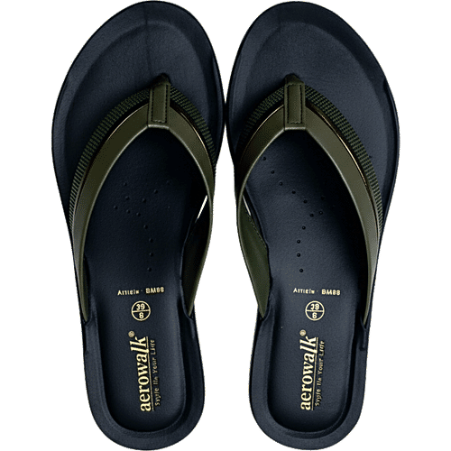 Inblu BM09 Women's Casual Green Slippers, 1 Pair (EU 38/IND 5)