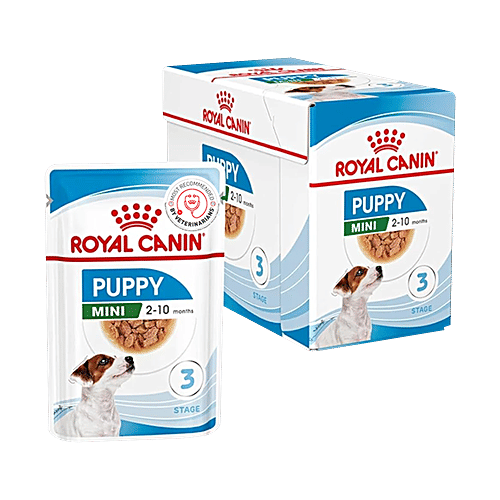 Royal Canin Mini Puppy Wet Dog Food For 2-10 Months - Stage 3, 85 g (Pack of 12)