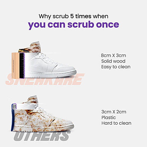 Sneakare Quick Shoe Cleaning Kit With Foam Cleaner, 1 pc  