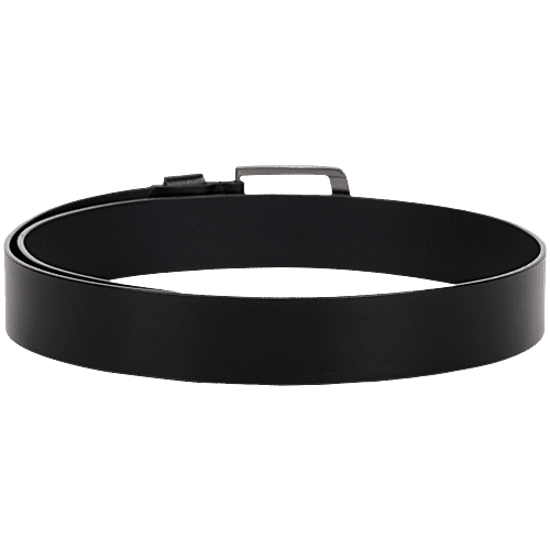 Ally Carter Men Leather Belt - Black, 1 pc (Size - 38) 