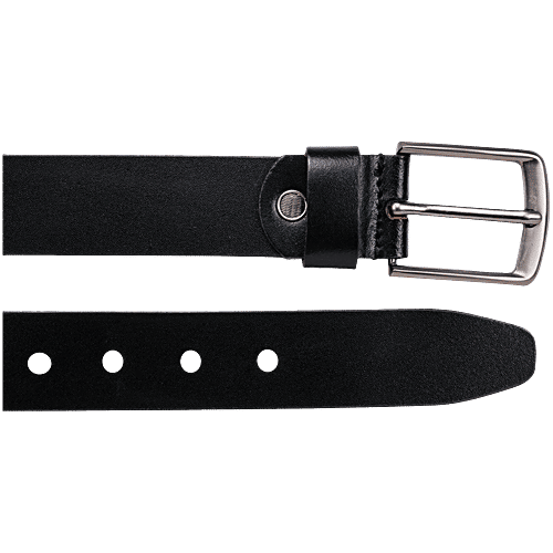 Ally Carter Men Leather Belt - Black, 1 pc (Size - 38) 