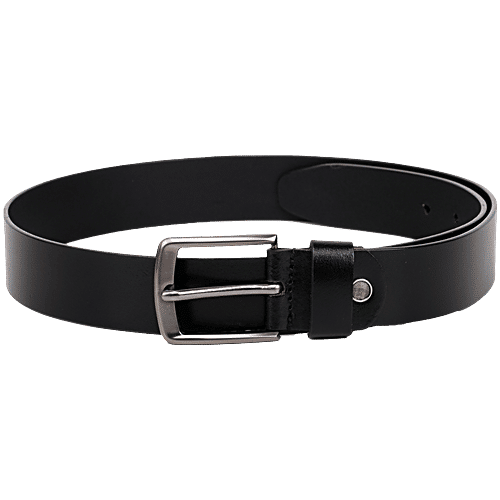 Ally Carter Men Leather Belt - Black, 1 pc (Size - 38) 