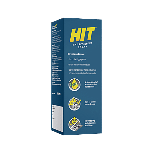 HIT Fresh Peppermint Fragrance Rat Repellent Spray, 200 ml