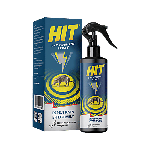 HIT Fresh Peppermint Fragrance Rat Repellent Spray, 200 ml