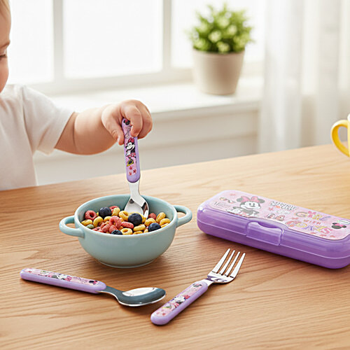 Gluman Disney Minnie Cutlery Set For Kids, 1 pc