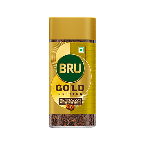 BRU Gold Freeze Dried Coffee, 55 g  Rich Flavour