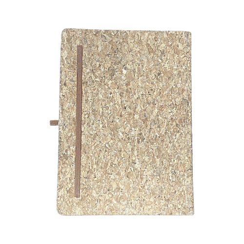 Cubic A5 Undated New Year Diary - Wine Cork Fabric Cover, 1 pc  