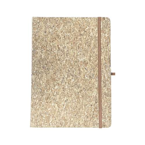 Cubic A5 Undated New Year Diary - Wine Cork Fabric Cover, 1 pc  
