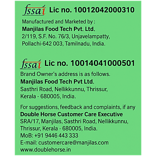 Double Horse Gluten Free 2 Minute Instant Rice Upma, 80 g