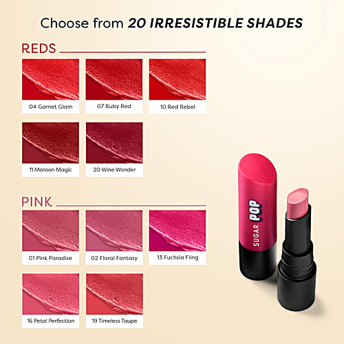 Sugar Pop Ultrastay Transferproof Lipstick, 4 g 07 Ruby Red