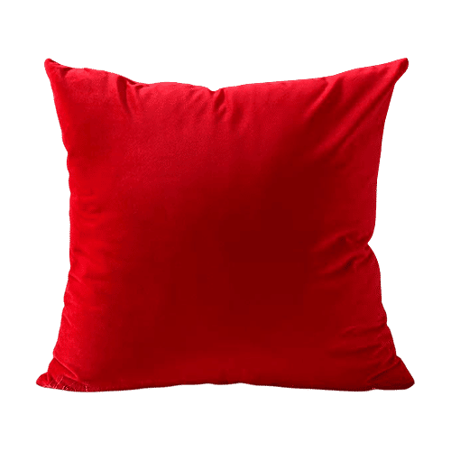 JBG Home Store Christmas Velvet Cushion Cover - Red, 2 pcs