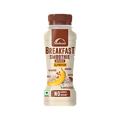 Sunfeast Breakfast Smoothie With Oats, 160 ml