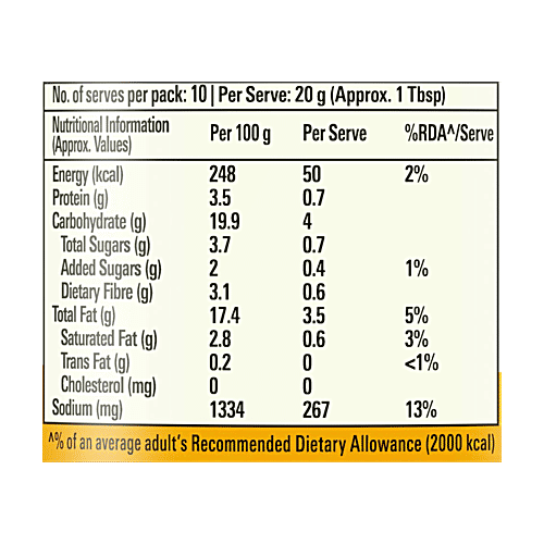 Kissan Teekhi Lehsun Mirch Chutney - Chilli Garlic, 200 g Bottle 