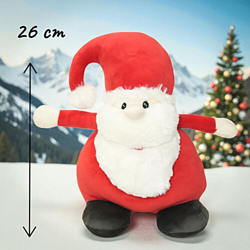 Lazy Baby Santa Soft Toy - 26 cm, 1 pc For Kids