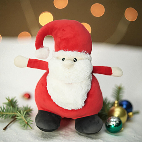 Lazy Baby Santa Soft Toy - 26 cm, 1 pc For Kids