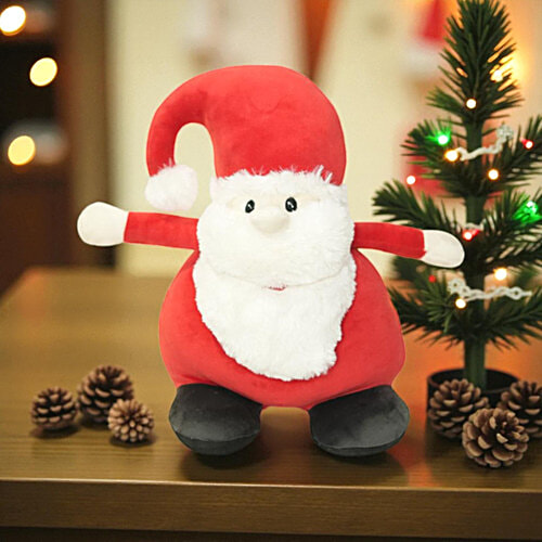 Lazy Baby Santa Soft Toy - 26 cm, 1 pc For Kids