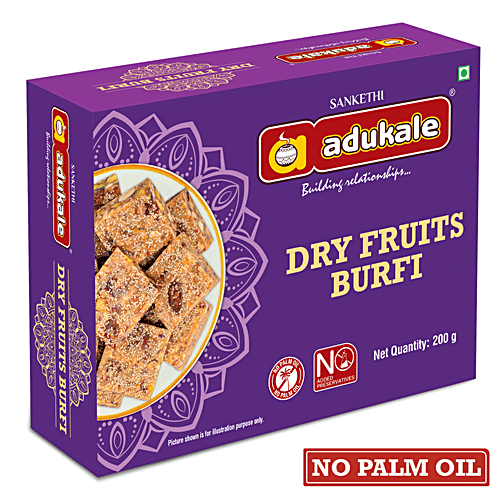 Adukale Dry Fruits Burfi, 200 g