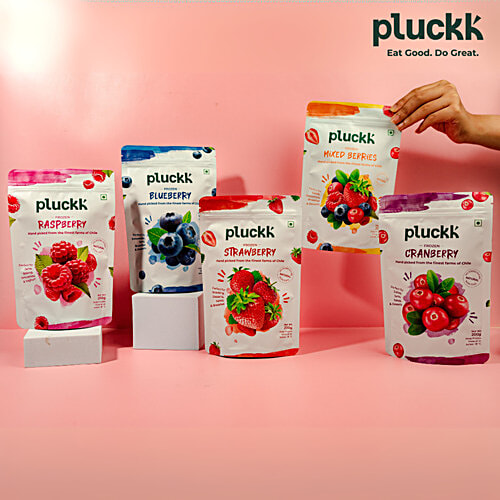 Pluckk Frozen Blueberry, 500 g Pouch