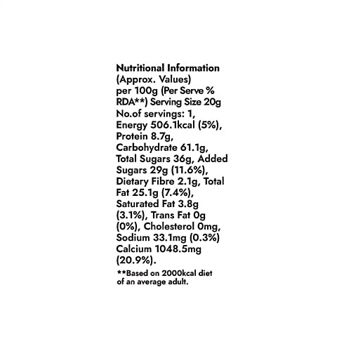 Sweet Karam Coffee Sesame Chikki Bar, 20 g  No White Sugar, No Liquid Glucose, Source of Calcium
