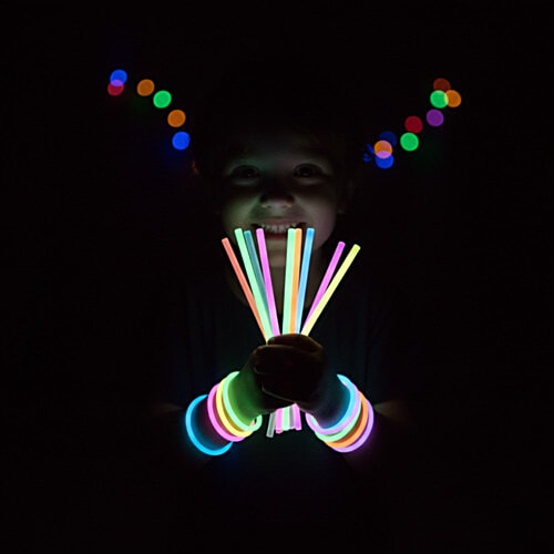 Melukhha Glow Hand Band - Medium, Assorted, Multicolour, 5 pcs  Party Accessories