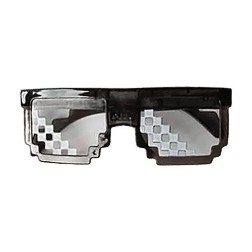 Melukhha LED Pixel Goggle - Assorted, Medium, 1 pc  Party Accessories