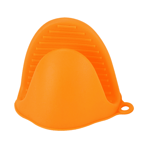 Petals Silicone Heat Resistant Cooking Mitts Microwave Oven Finger/Thumb Glove - Multicolour, 1 pc  