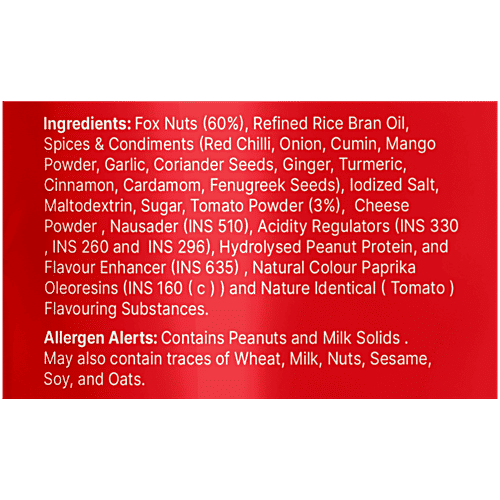 ProV Chilli Tomato Makhana, 55 g Cholestrol Free, Source Of Protein, Trans Fat Free