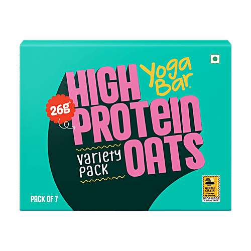 Yoga Bar High Protein Oats - 7 Assorted Flavours, 330 g  