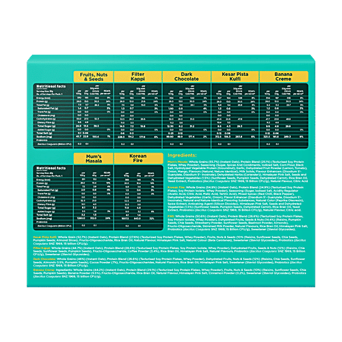 Yoga Bar High Protein Oats - 7 Assorted Flavours, 330 g  