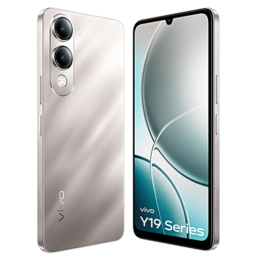 Vivo vivo Y19s 5G (4GB RAM, 128GB, Titanium Silver) | With Charger, 1 Unit  