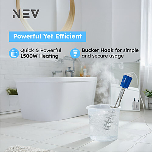 Nev ThermX IR-01 Immersion Rod/Water Heater - 1500W, Blue, 1 pc Shock-Proof