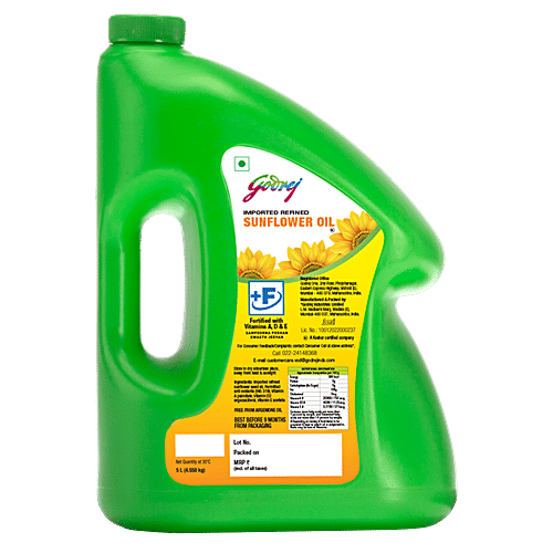 Godrej Sunflower Oil, 5 L  