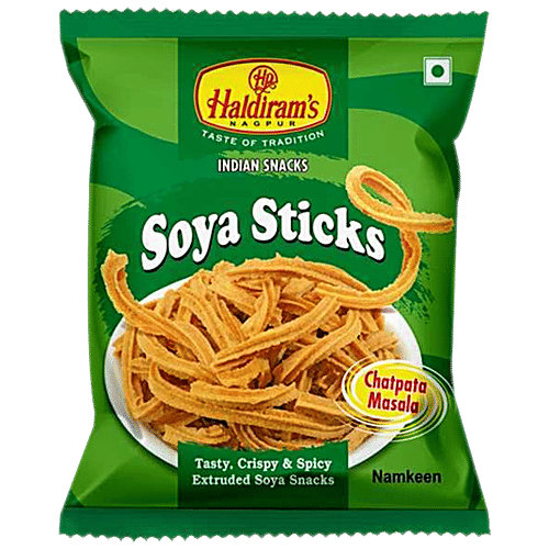 Haldiram's Indian Snacks Soya Sticks, 42 g Pouch 