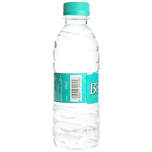 Bisleri Packaged Drinking Water - With Added Minerals, 250 ml (Pack of 24)