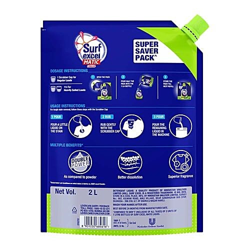 Buy Surf Excel Matic Liquid Detergent Top Load Online at Best Price of