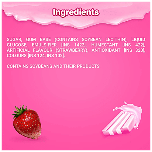 Boomer Strawberry Flavoured Chewing Gum, 250 pcs  