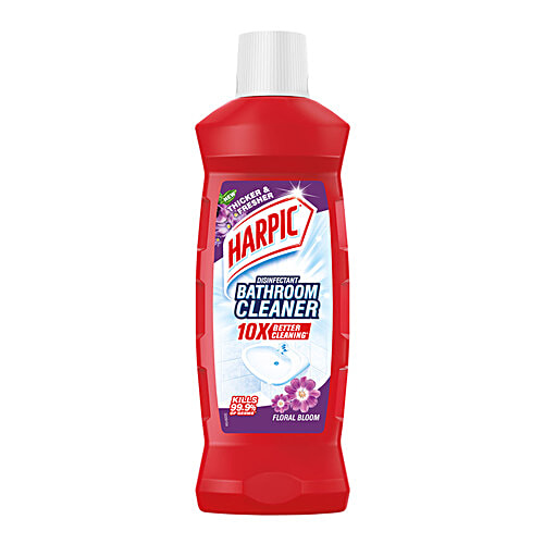 Harpic Floral Bloom - Disinfectant Bathroom Cleaner, 250 ml 10x Better Cleaning